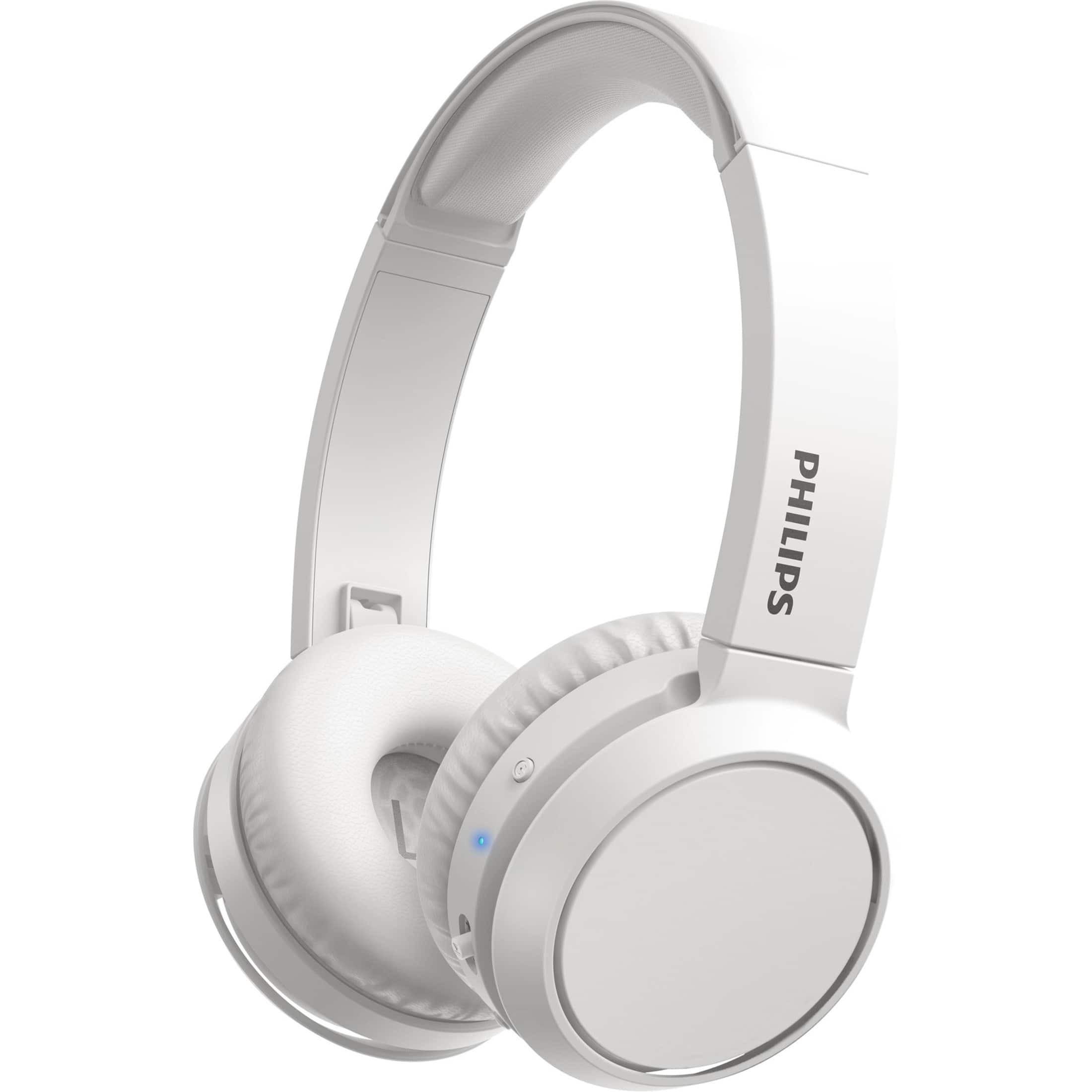Philips - TAH4205WT Wireless Over-the-head Headphones - White