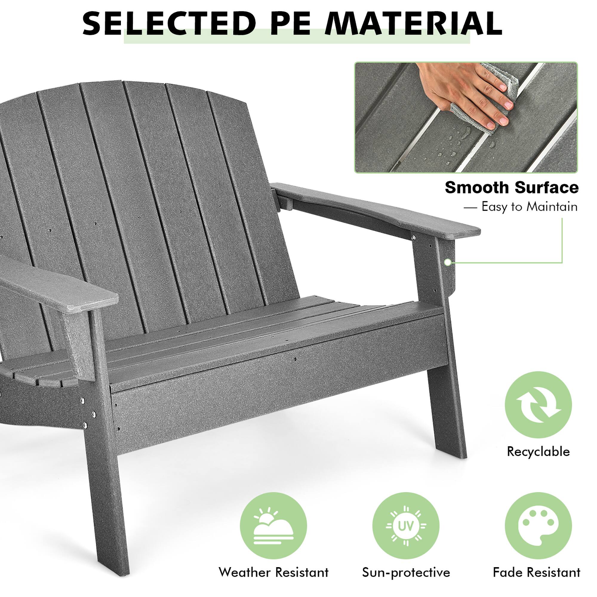 SELECTED PE MATERIAL  
Smooth Surface - Easy to Maintain  
Recyclable  
UV Weather Resistant  
Sun-protective  
Fade Resistant