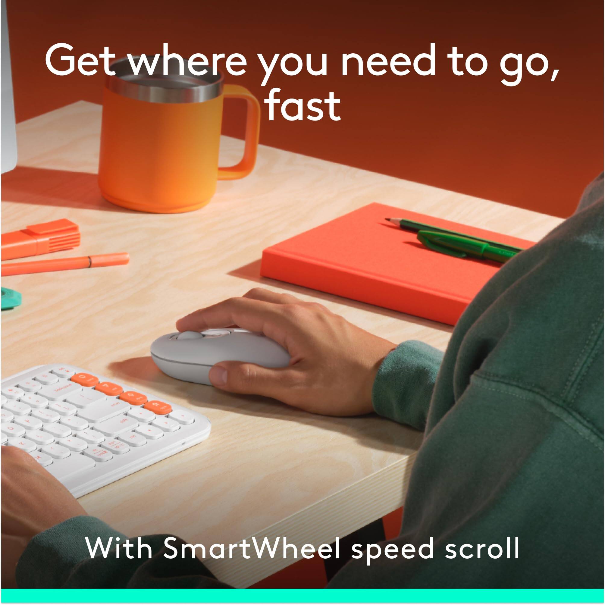 Get where you need to go, fast  
With SmartWheel speed scroll