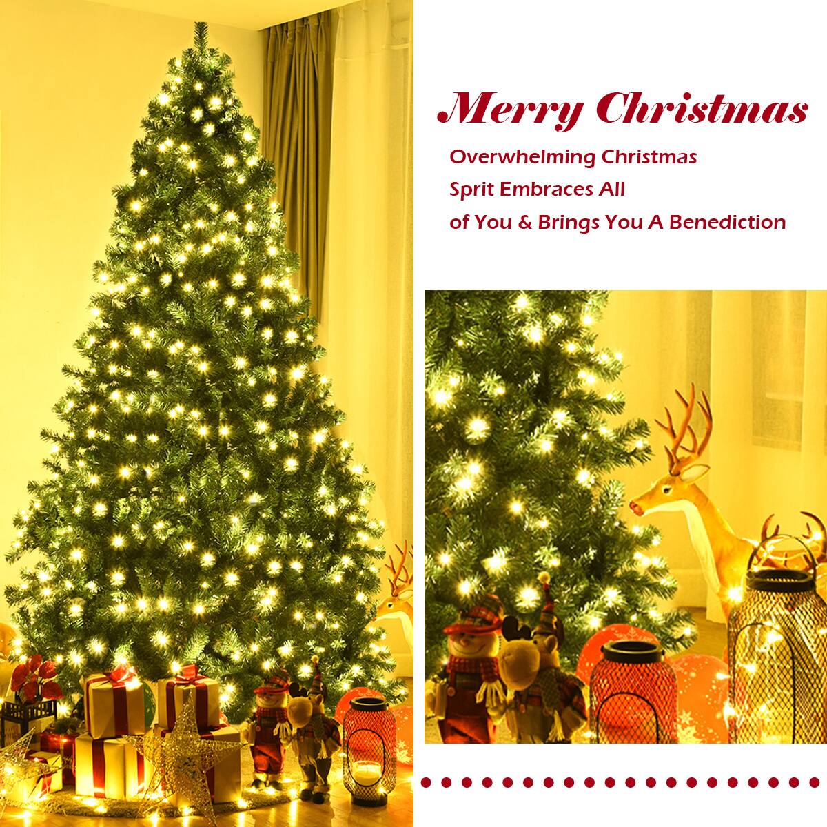 Merry Christmas. Overwhelming Christmas spirit embraces all of you and brings you a Benediction.