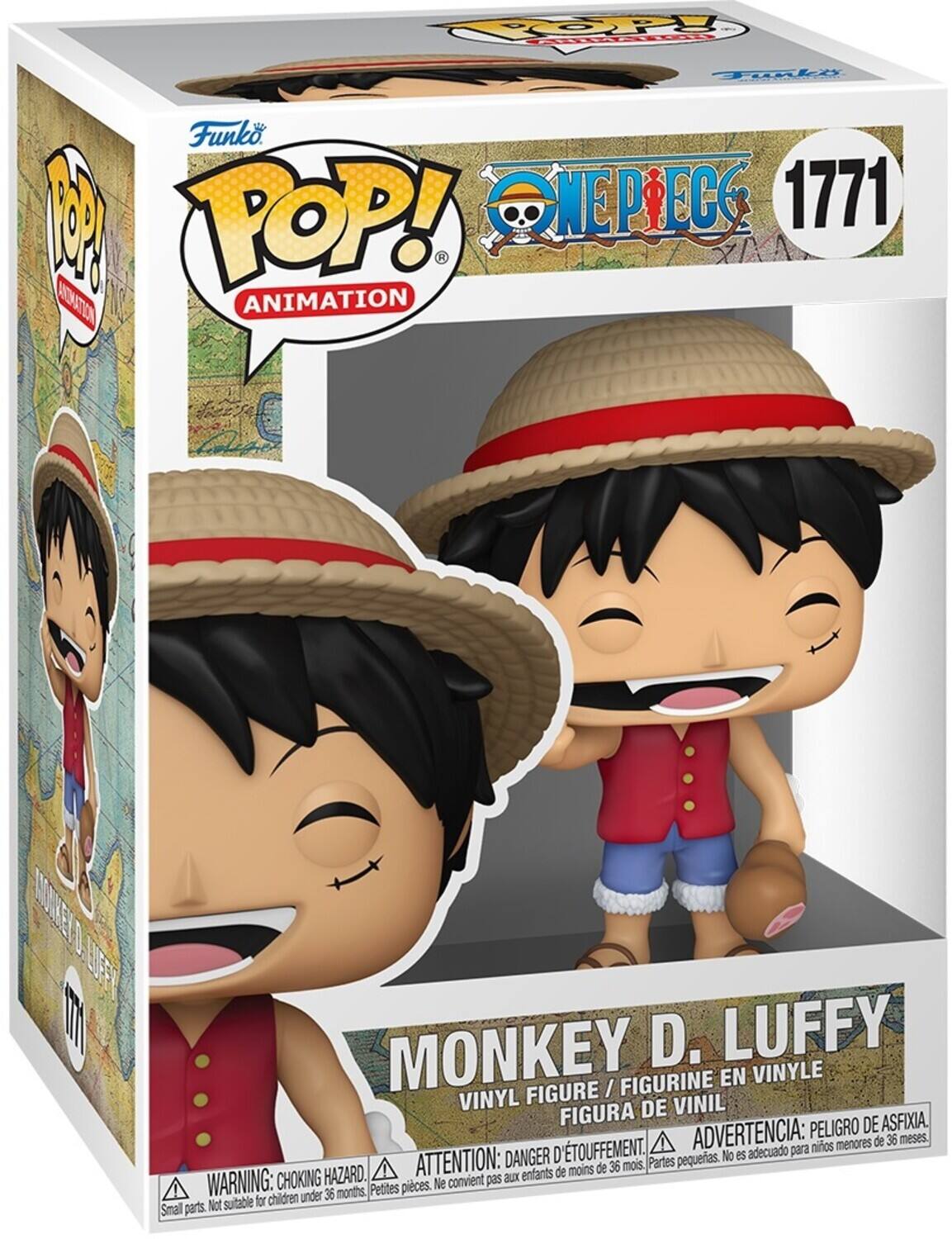 Funko POP! ANIMATION MONKEY D. LUFFY FIGURINE EN VINYLE FIGURE / VINYL DE VINIL FIGURA DE ASFIXIA. ADVERTENCIA: PELIGRO DE ASFIXIA. PELIGRO DE ASFIXIA. ATTENTION: DANGER D'ÉTOUFFEMENT. Partes pequeñas. No es adecuado para niños menores de 36 meses. WARNING: CHOKING HAZARD. Petites pièces. Ne convient pas aux enfants de moins de 36 mois. Small parts. Not suitable for children under 36 months.