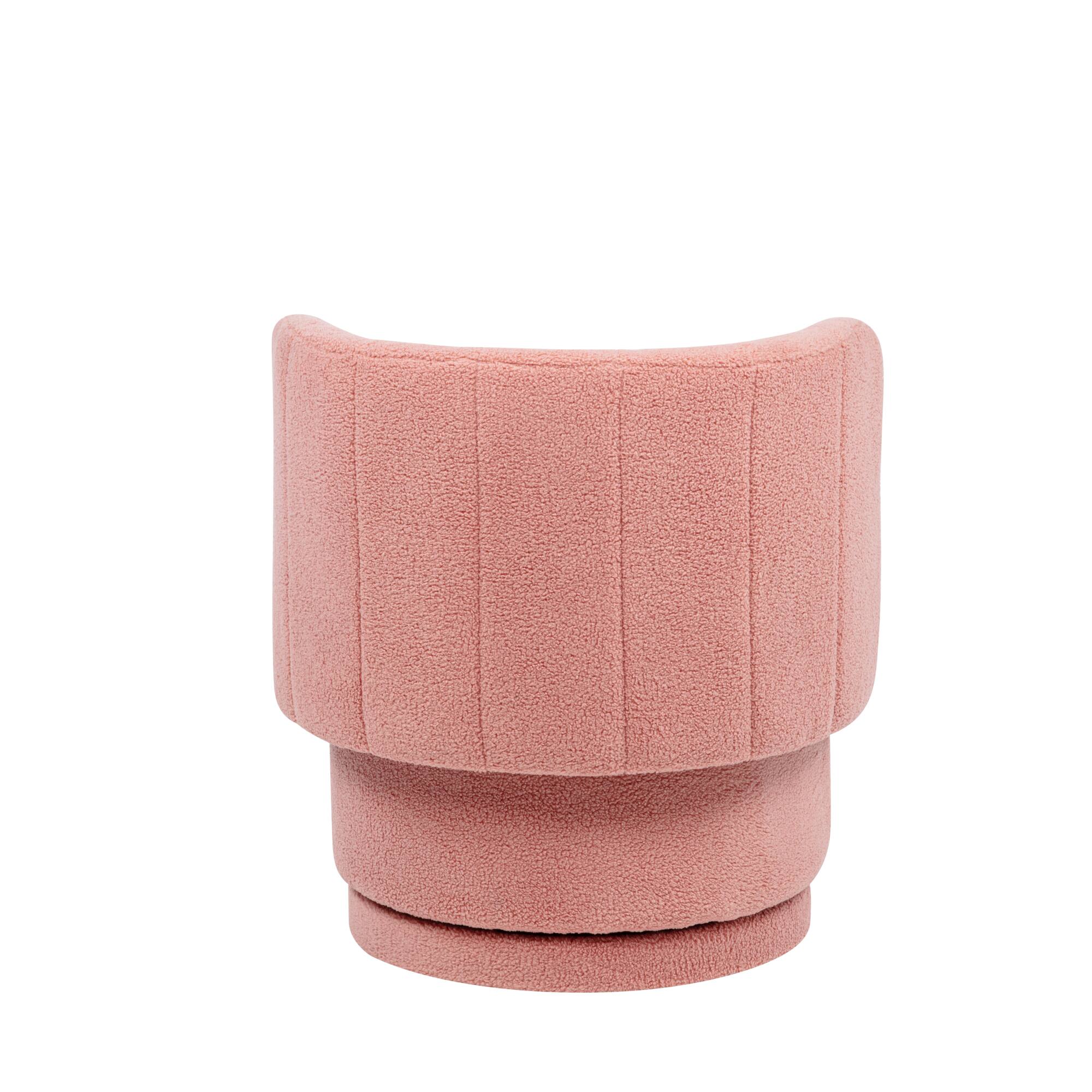 Alt View 5. GOODSILO - Modern Swivel Sofa Chair with Hidden Storage Compartment for Living Room and Bedroom - Pink.