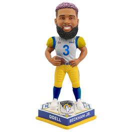 FOCO - Odell Beckham Jr. Los Angeles Rams Super Bowl LVI Champions 8'' Bobblehead - Multicolor