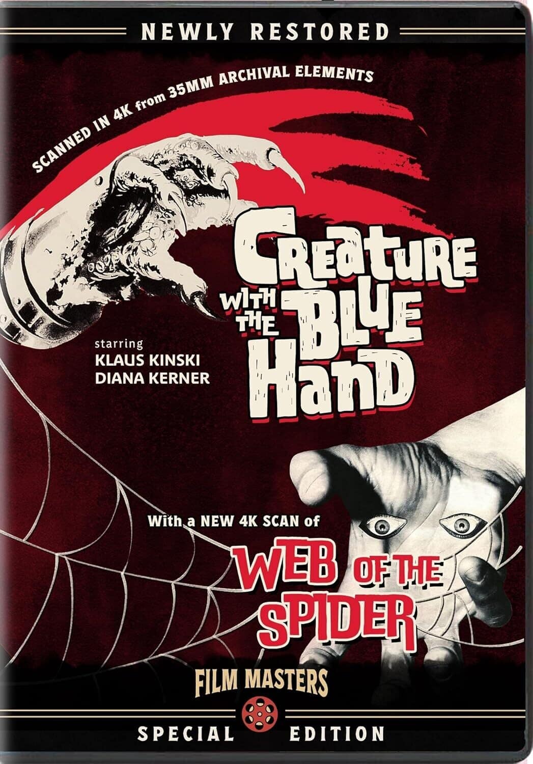 Creature with the Blue Hand / Web of the Spider  - DVD