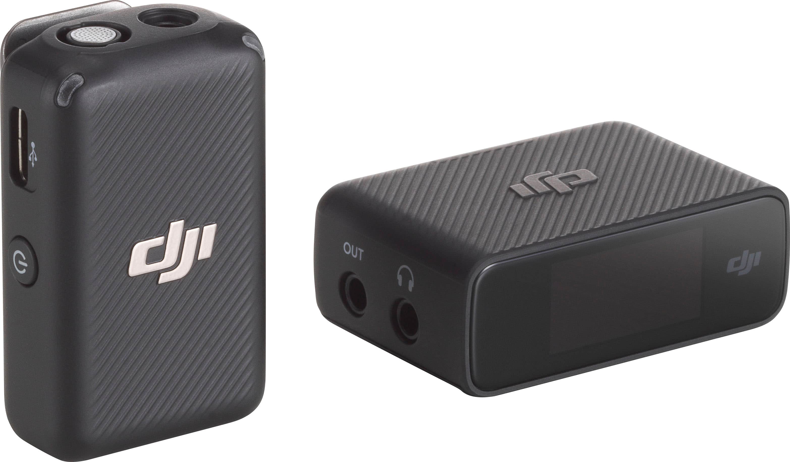 Left. DJI - DJI Mic Mini (1 TX + 1 RX) - Black.