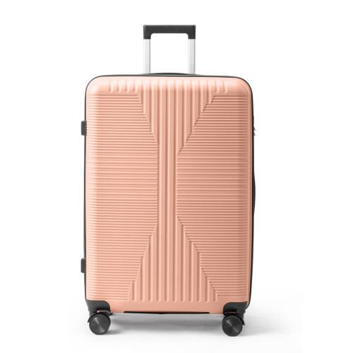 Alt View 3. Winado - 28" Hardshell Carry On Luggage with Spinner Wheels Lightweight PP Hardside Small Suitcase with Built-in Lock - Rose Gold.