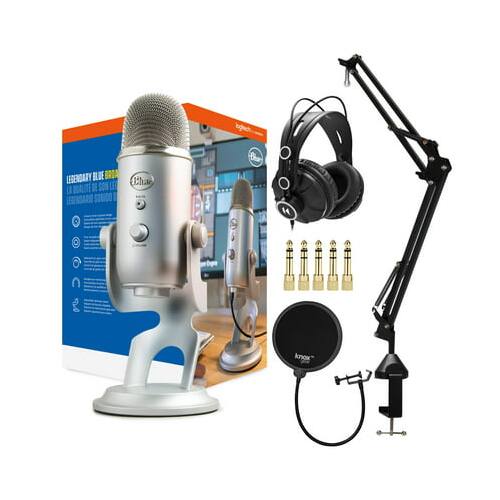 LEGENDARY BLADE BROAD CAST MICROPHONE

- Legendary Blade Broadcast Microphone
- Pop Filter
- Shock Mount
- Stand
- Cables
- Mounting Hardware
- User Guide

- Legendary Blade Broadcast Microphone
- Pop Filter
- Shock Mount
- Stand
- Cables
- Mounting Hardware
- User Guide