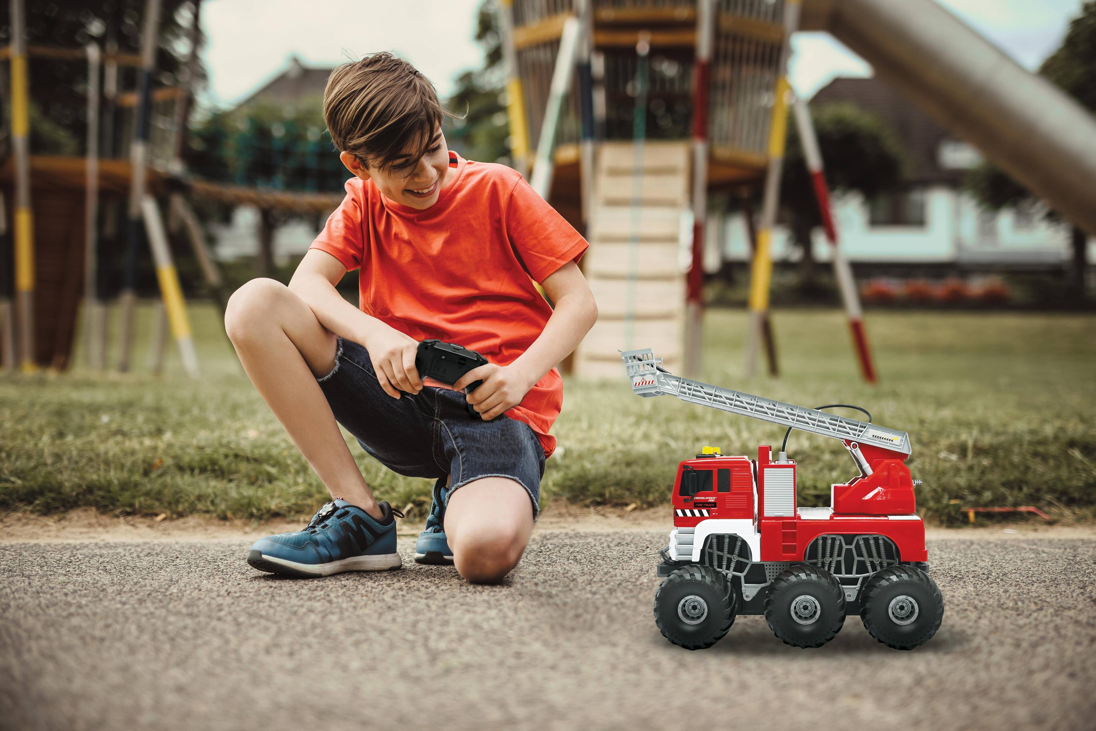 Alt View 6. Lexibook - Crosslander PRO Radio Controlled Firer Truck with Light and Sounds Effects.