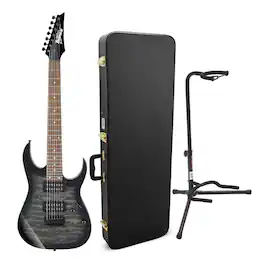 Ibanez - GRG 7 String Electric Guitar with Knox Guitar Case and Stand