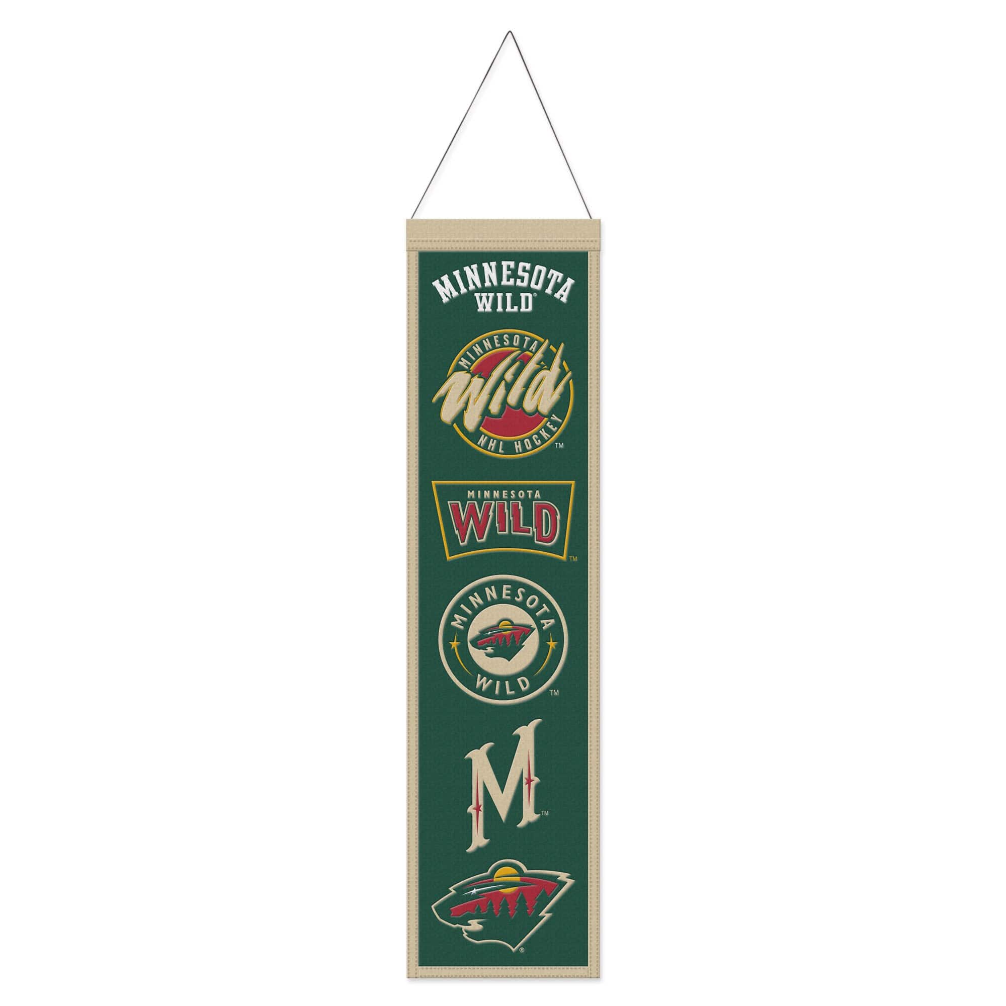 WinCraft - Minnesota Wild 8" x 32" Evolution Banner - Multicolor