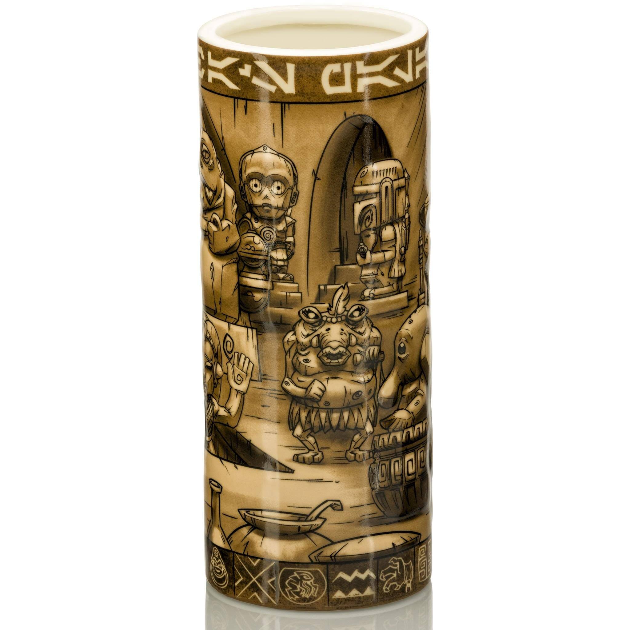 Alt View 1. Star Wars - Geeki Tiki Star Wars Jabbas Palace Scenic 24 Ounce Ceramic Tiki Mug - Brown.