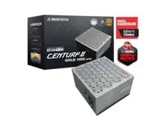 MONTECH CENTURPII GOLD 1050 ATX3
ATX 3.1 READY
PCIe 5.1 READY
80 PLUS GOLD
tom's HARDWARE Editor's Choice
KITGURU WORTH BUYING