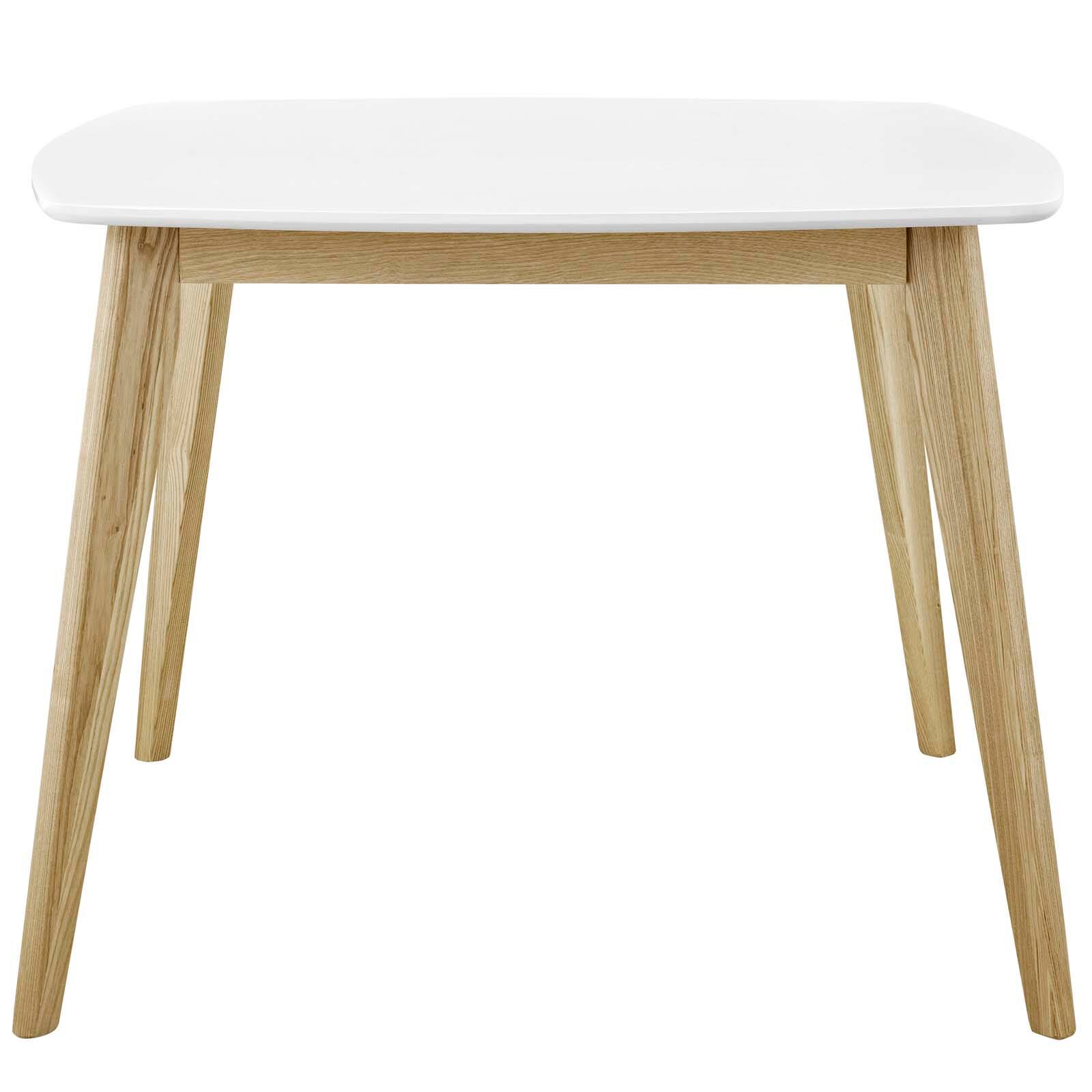 Left. Modway - Stratum 40" Dining Table by Modway - White.