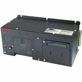 APC - DIN Rail - Panel Mount UPS with Standard Battery 500VA 120V - 1U Tower - 2 Hour Recharge - 8 Minute Stand-by - 120 V - Black