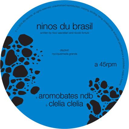 Unauthorized reproduction, copying, lending, hiring, or broadcasting is prohibited. All rights reserved.
ninos du brasil
written by nico vascellari and nicol fortuni
dfa2441
nyc/queimada granda
a 45rpm
made in france
a aromobates ndb
b clelia clelia