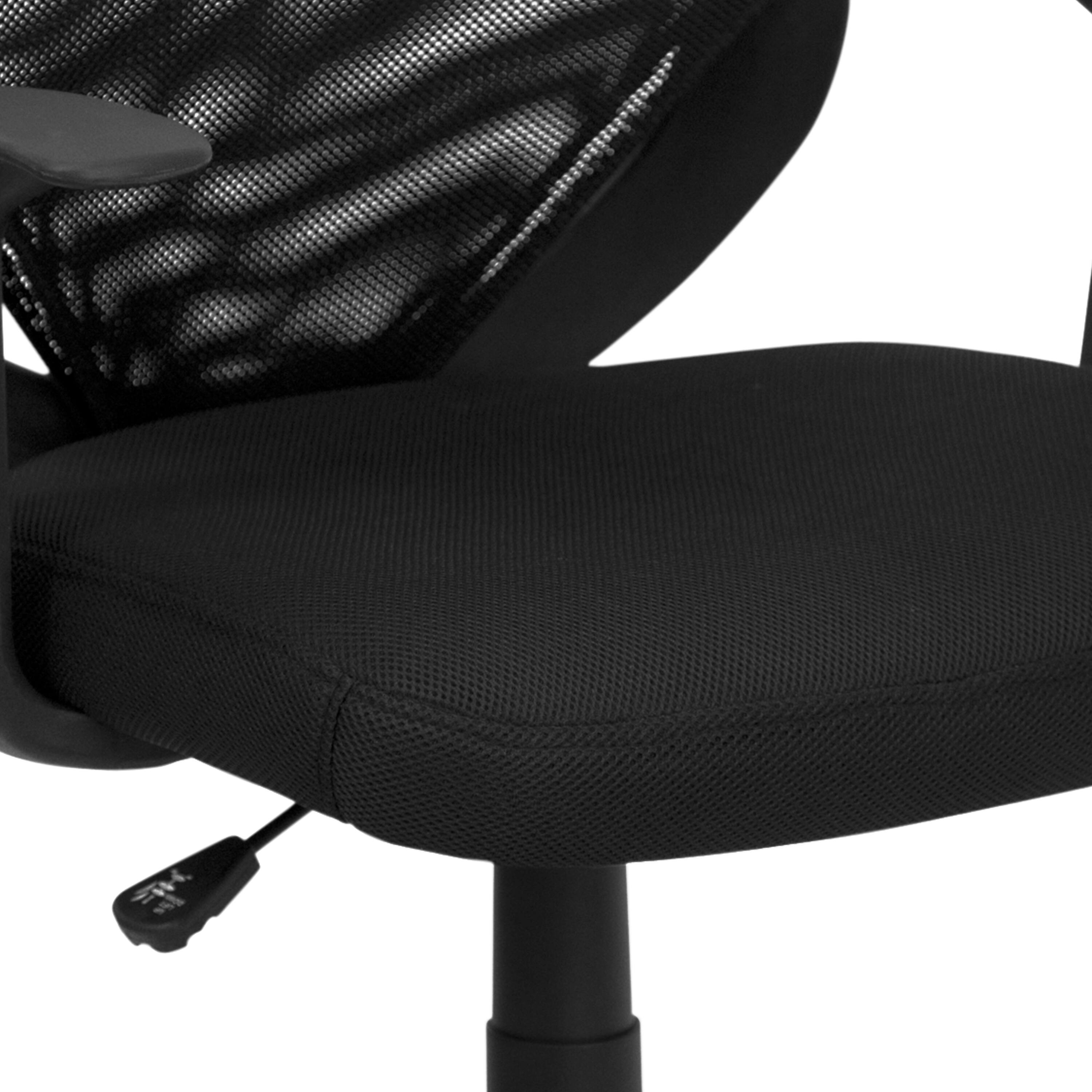 Alt View 17. Alamont Home - Norris Contemporary Mesh Swivel Office Chair - Black.