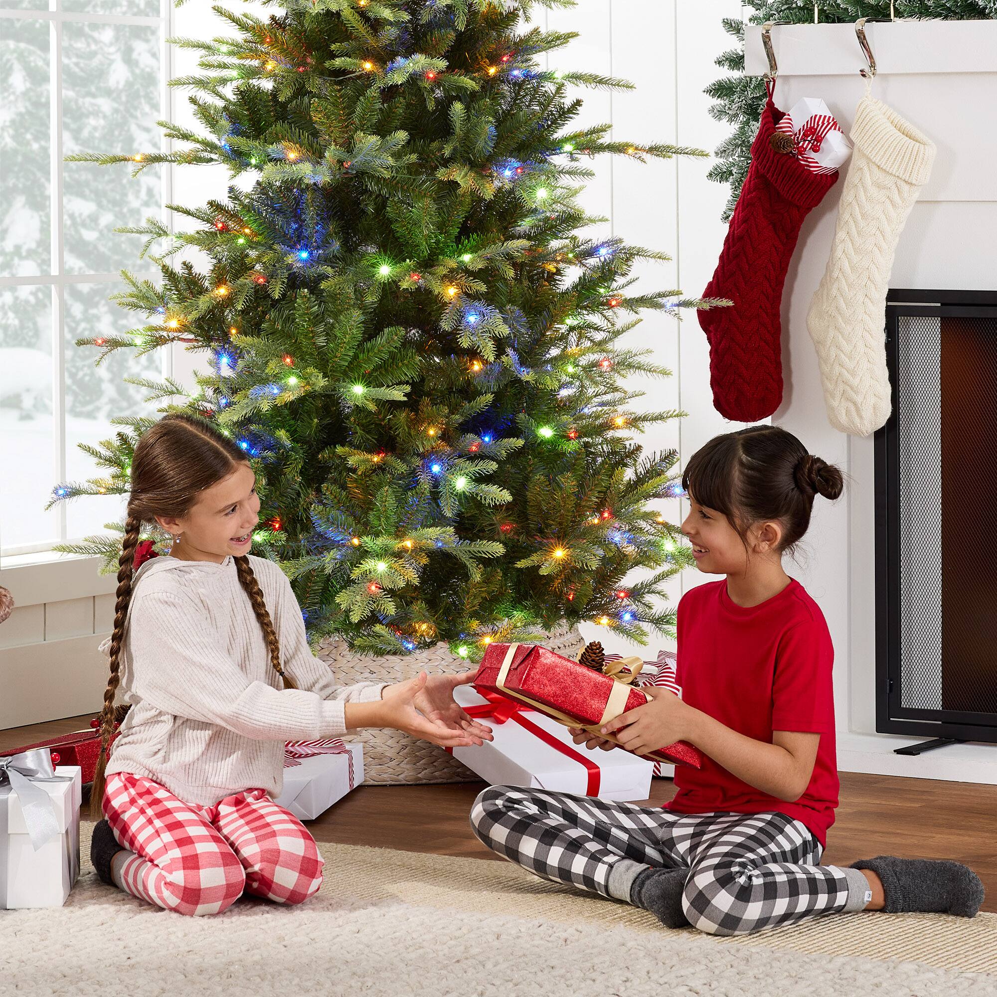 Alt View 4. Best Choice Products - Best Choice Products 12ft Pre-Lit Artificial Aspen Noble Fir Christmas Tree w/ 5,748 Branch Tips, 1000 LED Lights - Green.