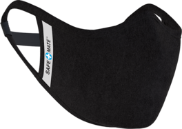 Case-Mate - Safe+Mate Washable & Reusable Cloth Masks Including Filter Adult Single Pack - Black