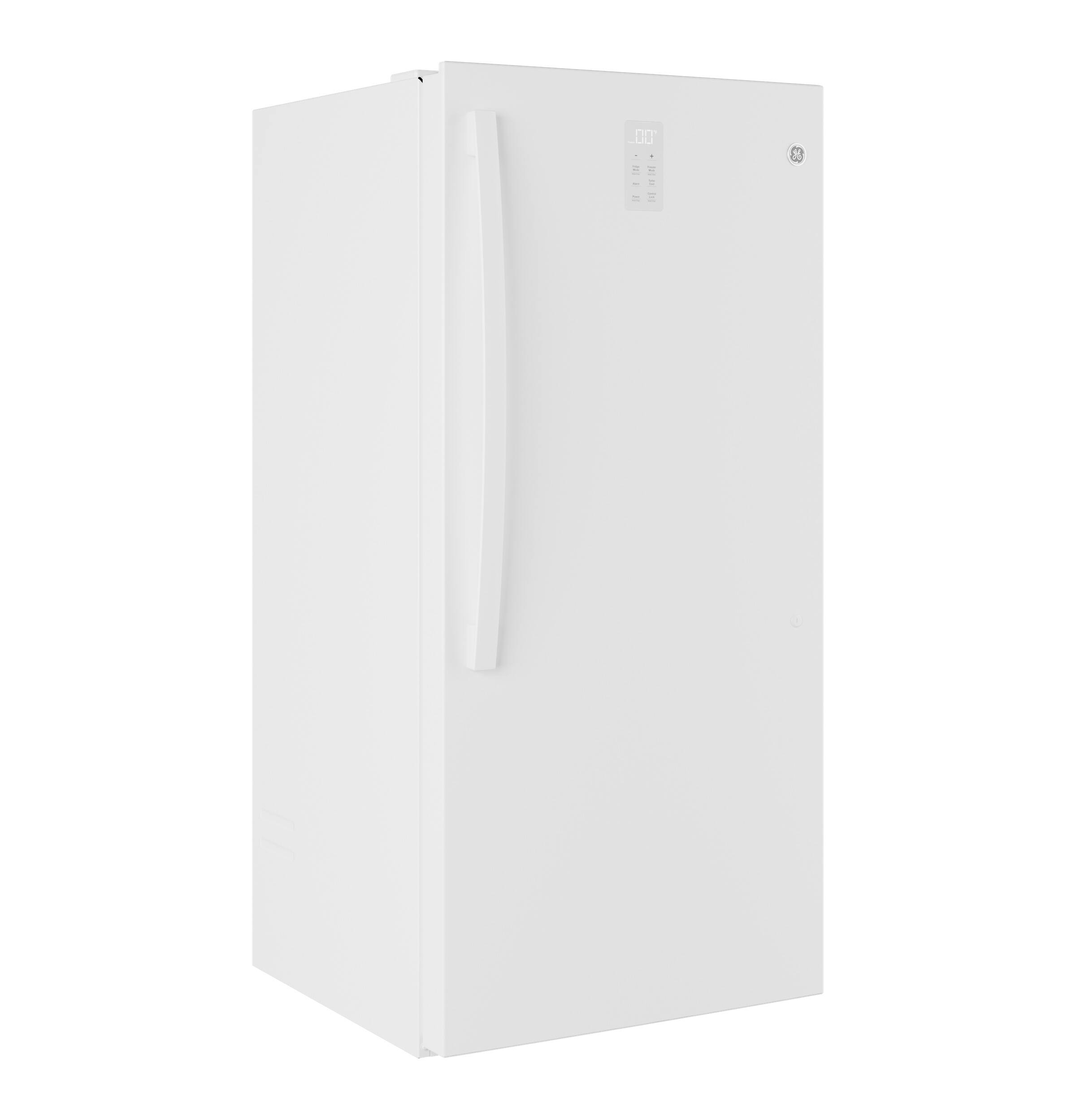 Alt View 21. GE - 14.3 Cu. Ft. Garage Ready Convertible Upright Freezer - White.