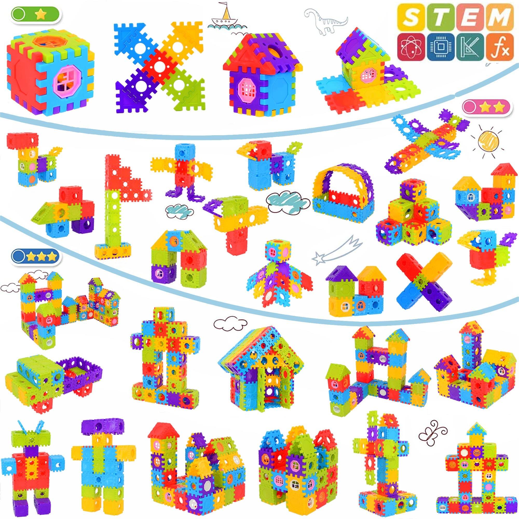 Leash Valley Building Blocks For Stem Toys interlocking And Includes ...