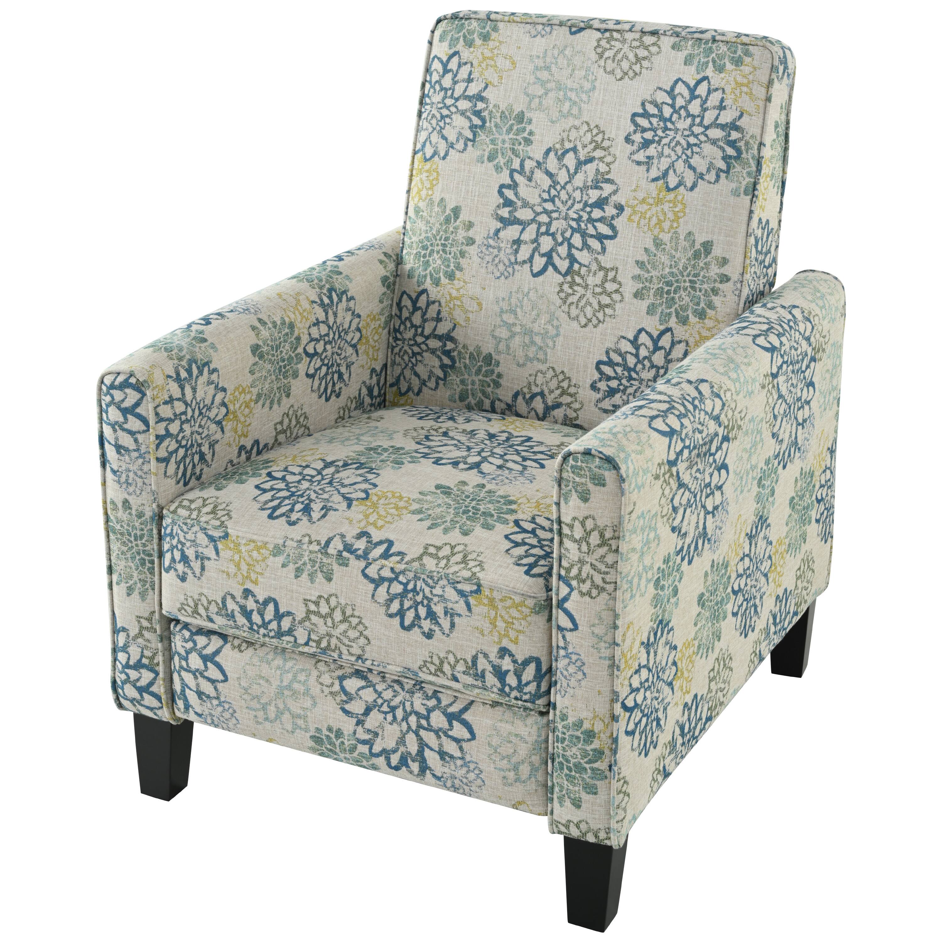 Alt View 6. TinyHomie - 275 Push Back Recliner Chair Upholstered Recliner Armchair - Blue.