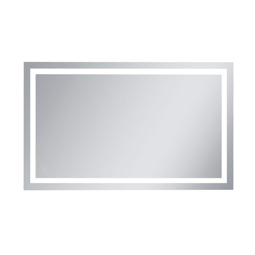 Elegant Decor - Hardwired LED Mirror W36 x H60 Dimmable 5000K - Silver price history on PriceWatchPro