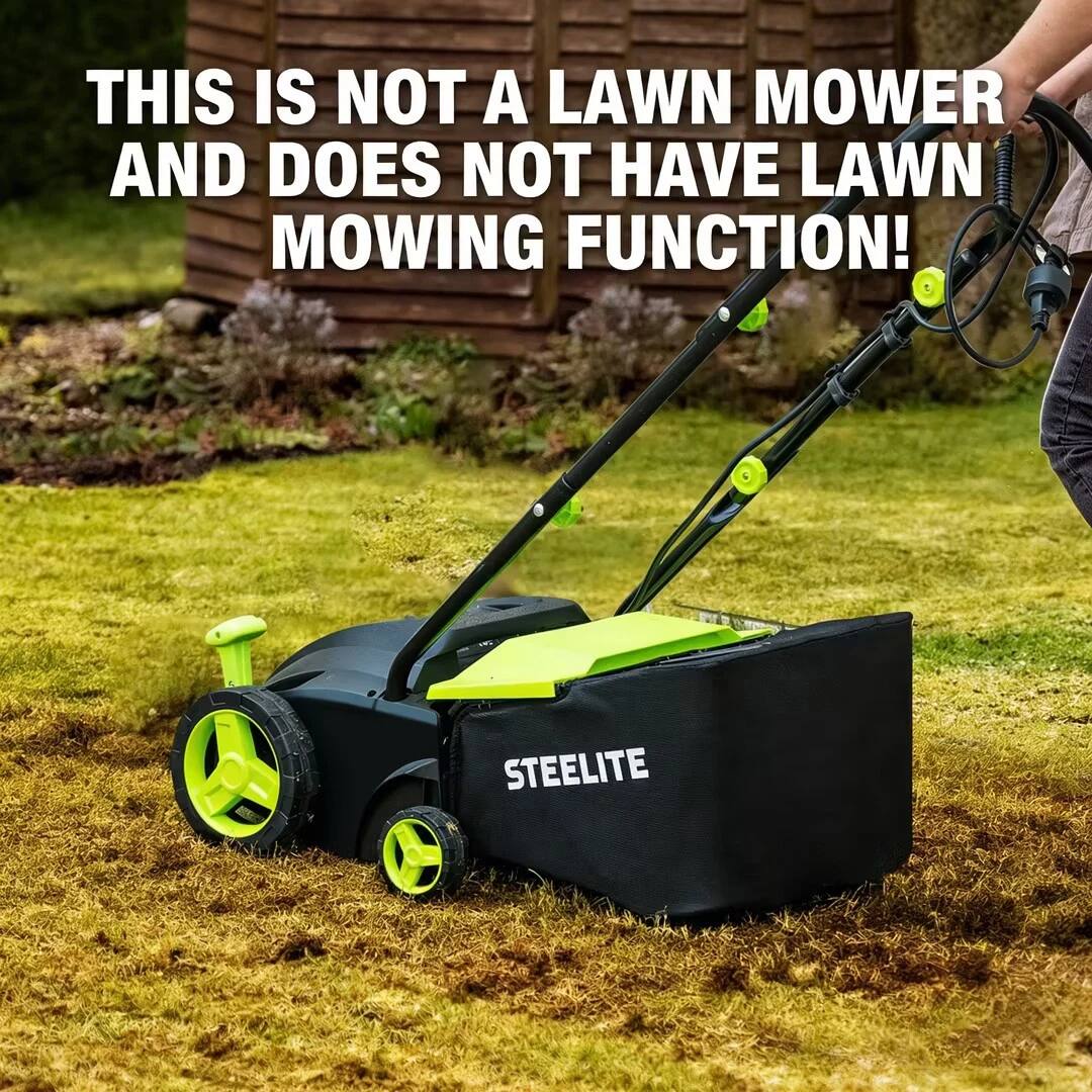 THIS IS NOT A LAWN MOWER AND DOES NOT HAVE LAWN MOWING FUNCTION!  
STEELITE