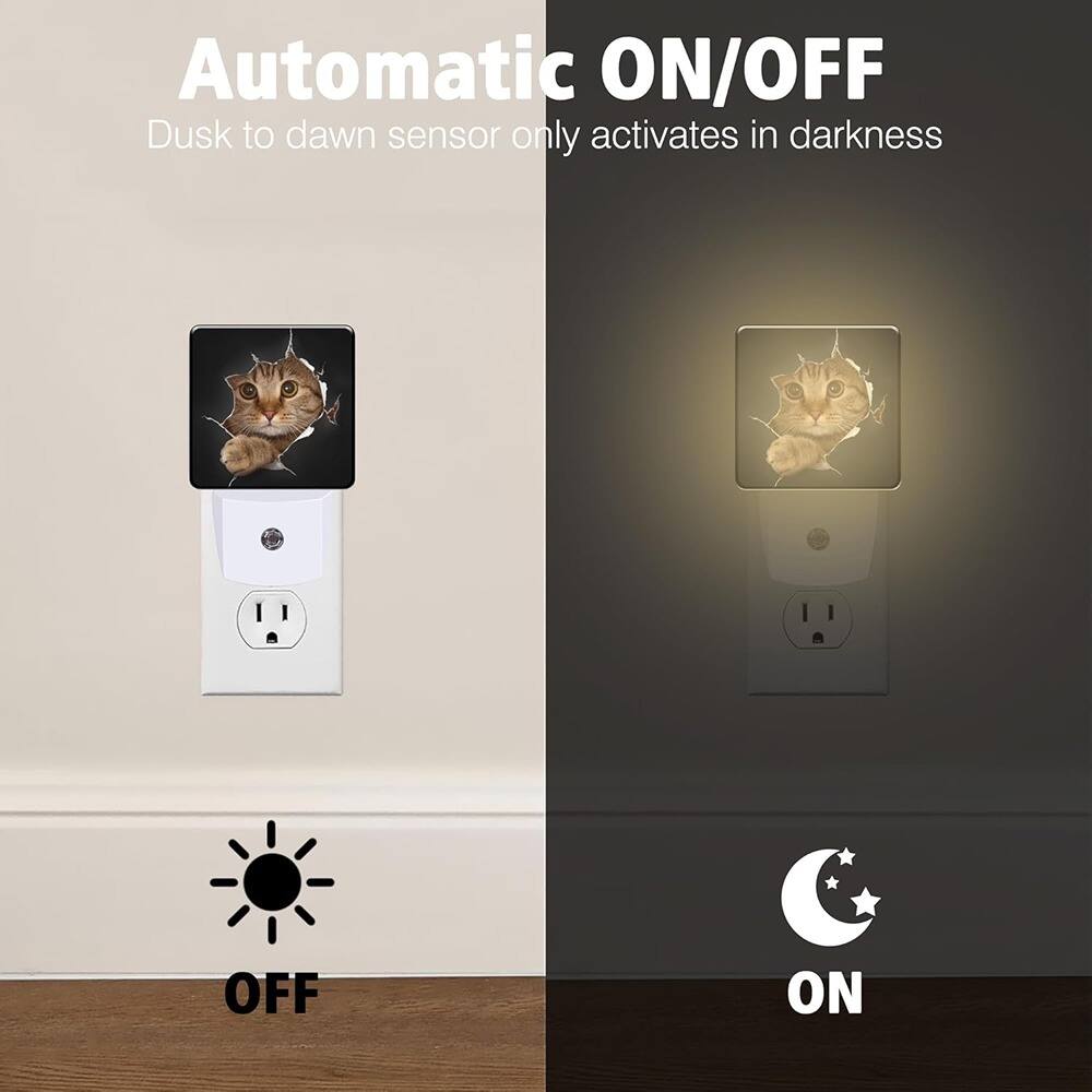 Automatic ON/OFF  
Dusk to dawn sensor only activates in darkness  

OFF  
ON