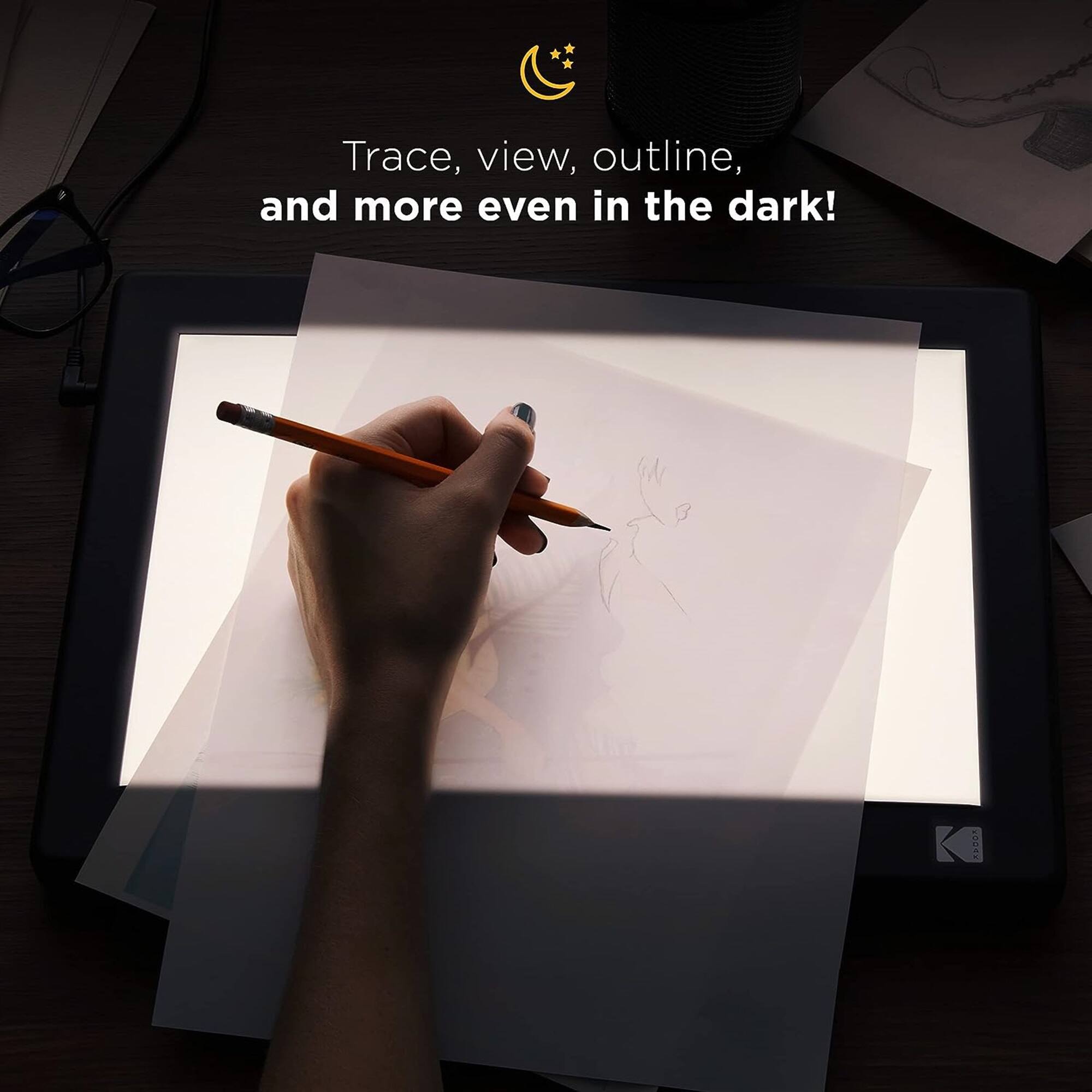 Trace, view, outline, and more even in the dark!