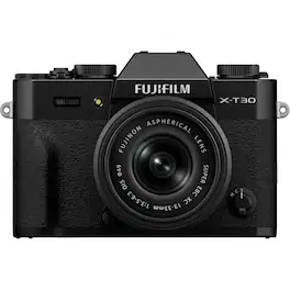 Fujifilm - X-T30 III Mirrorless Camera with 13-33mm f/3.5-6.3 Lens (Black)