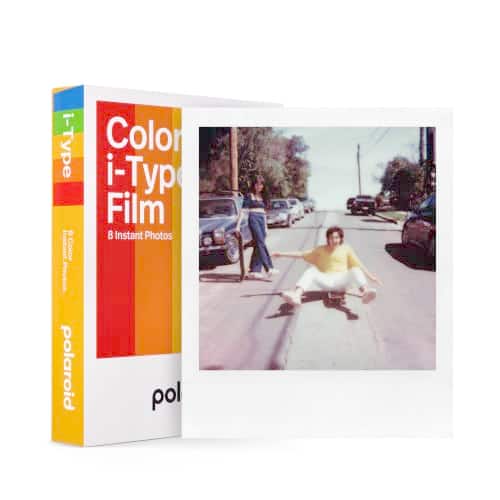Polaroid - Color I-Type Film (8 Photos) (6000) - White Border with Color Image