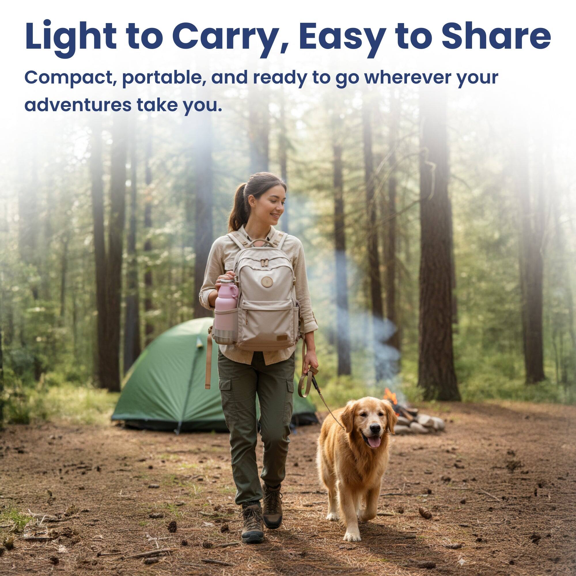 Light to Carry, Easy to Share  
Compact, portable, and ready to go wherever your adventures take you.