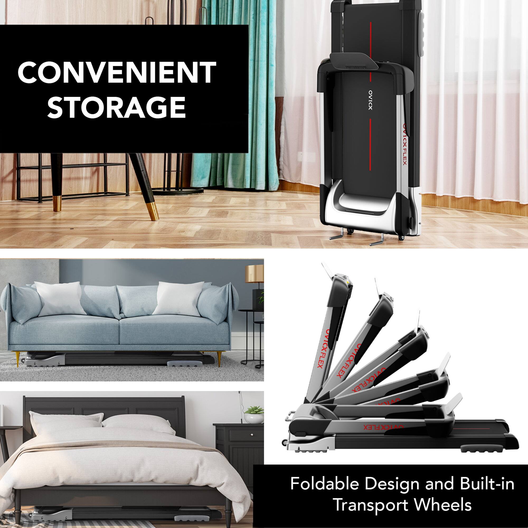 CONVENIENT STORAGE

Foldable Design and Built-in Transport Wheels