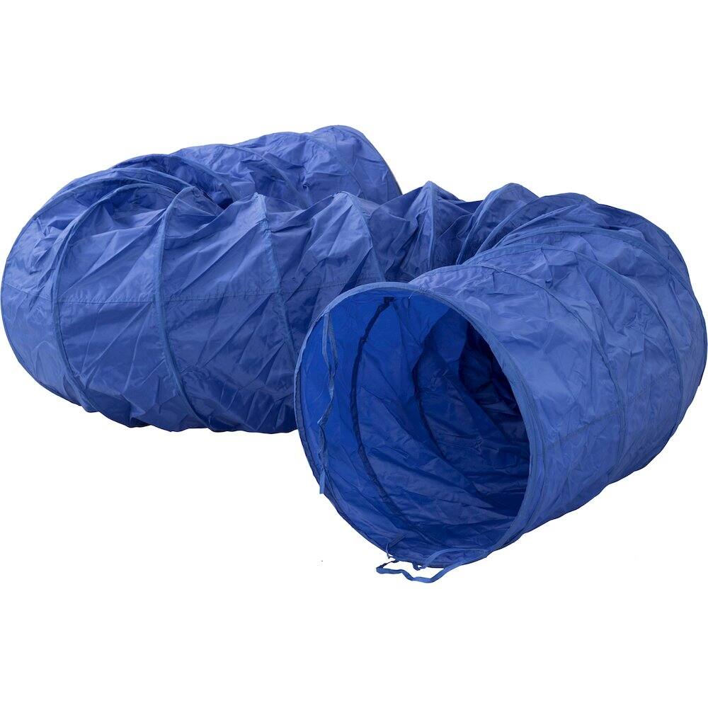 Alt View 2. TRIXIE - Dog Agility Tunnel 16.5', Portable Dog Training Tunnel, Obedience - Blue.