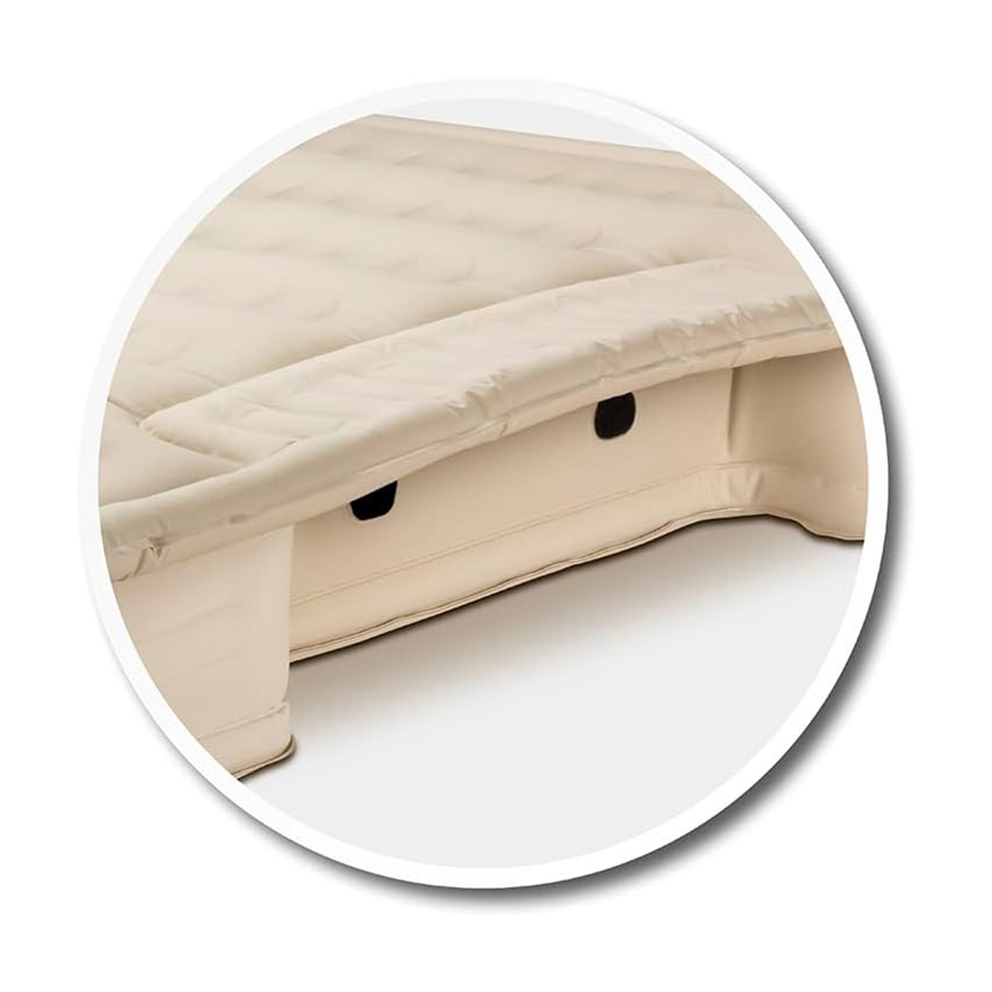 Alt View 6. Pittman Outdoors - Pittman Outdoors Truck Bed Air Mattress with Pump for Short Truck Beds, 5', Tan - Tan.