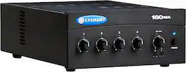 Crown - 160MA Four-input, 60-Watt Mixer/Amplifier - Black
