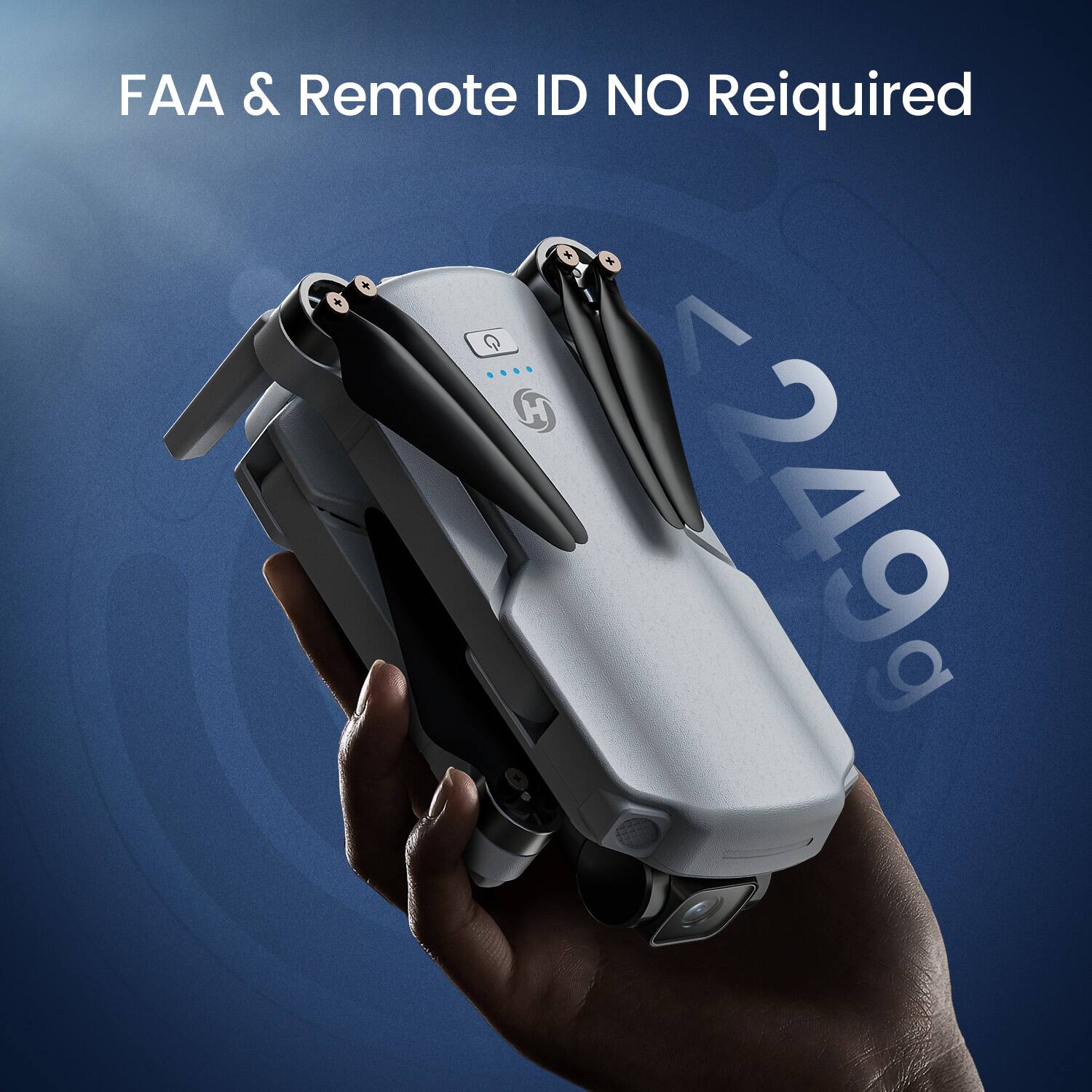 FAA & Remote ID NO Required  
249g