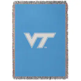 Chad & Jake - Virginia Tech Hokies Woven Blanket - Blue