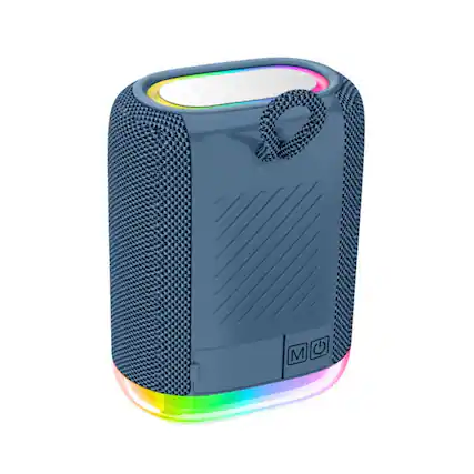 Front. SKRAN - Portable Bluetooth Speaker- with Colorful Lighting Effects, Wireless Surround Sound ,for Outdoor, Home & Travel.