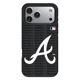 Keyscaper - MLB - Atlanta Braves Personalized Bump Case with 8.2ft Drop Protection - 16 - Multicolor