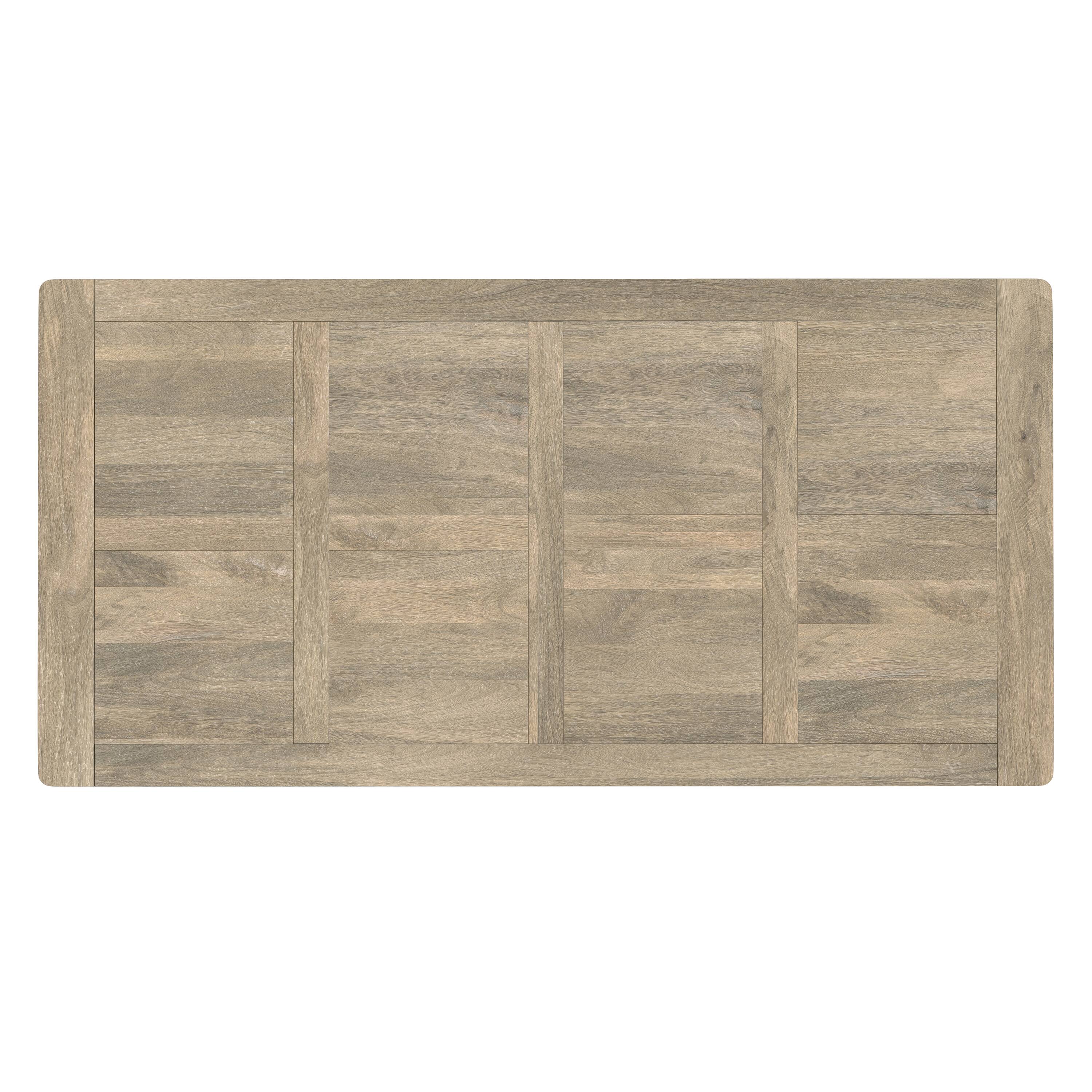 Alt View 2. Simpli Home - Campbell 72 inch x 36 inch Rectangle Modern Industrial Dining Table in Grey Wash - Grey Wash.