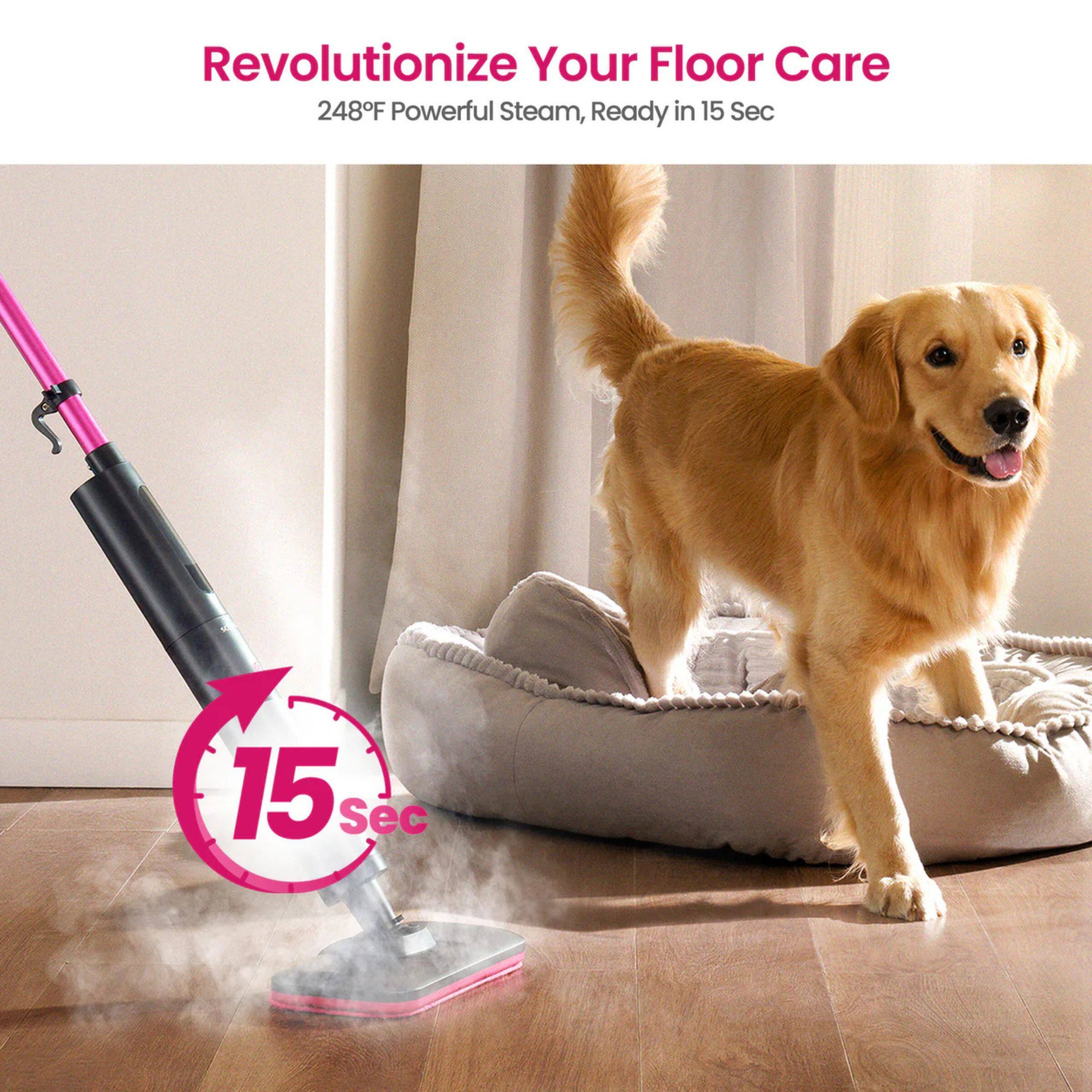 Revolutionize Your Floor Care  
248°F Powerful Steam, Ready in 15 Sec  

15 sec