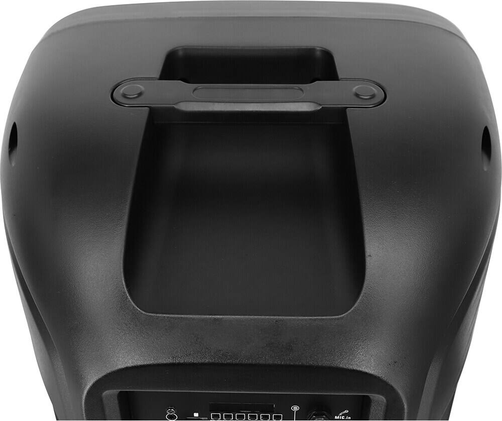 Back. iQ Sound - 15” Bluetooth Party Speaker with True Wireless Stereo.