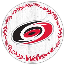 Fan Creations - Carolina Hurricanes 12" Welcome Circle Sign - Multicolor