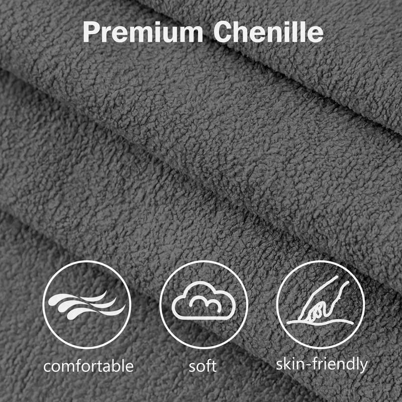 Premium Chenille: comfortable, soft, skin-friendly.