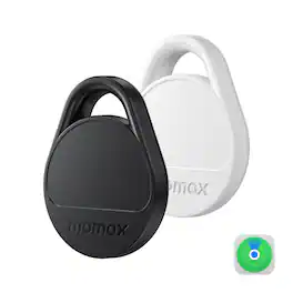 Momax - Key Finder Luggage Tracker Smart Tag for Key, Backpack, Wallet, Pets Works with Apple Find My (iOS Only) - 2 Pack