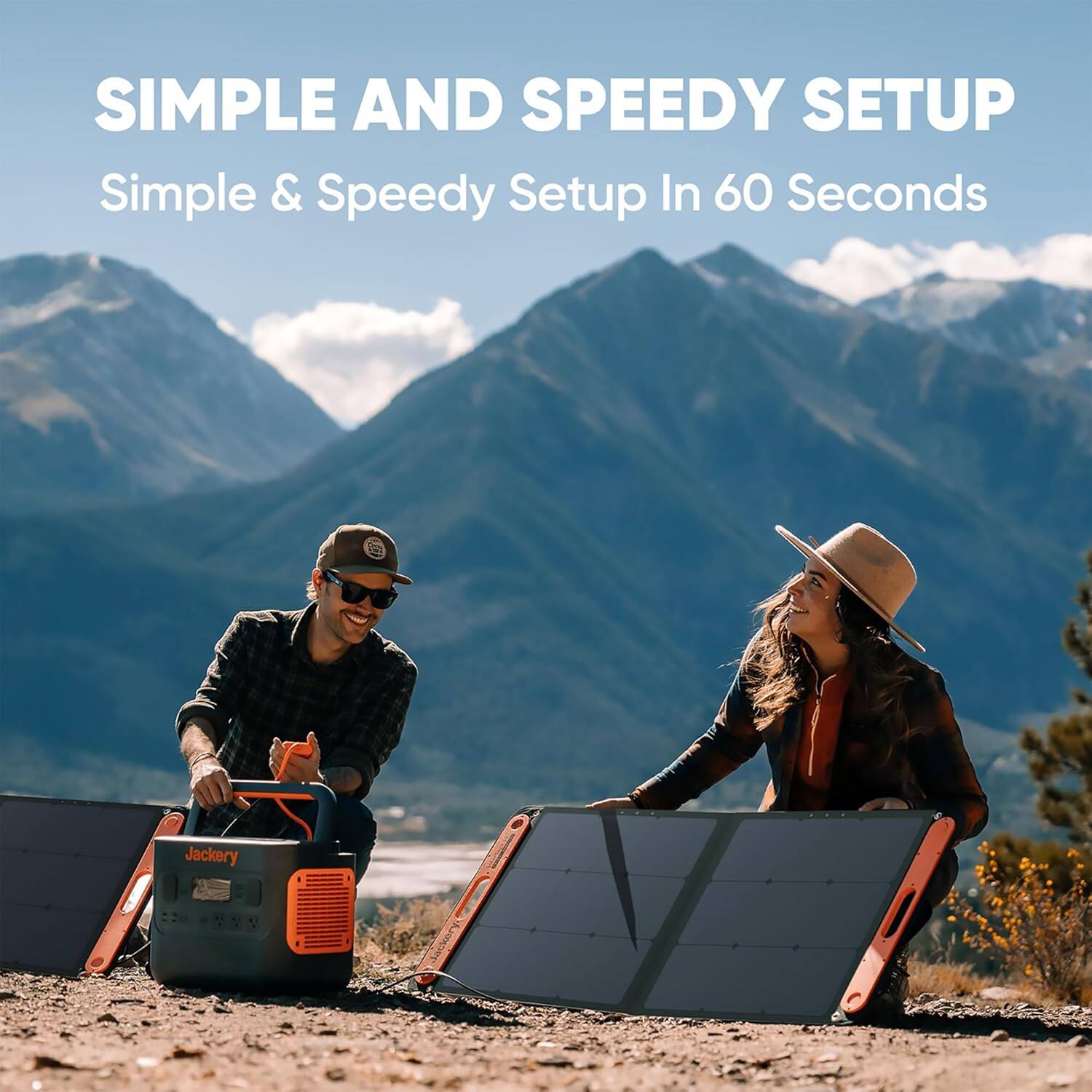 Simple and Speedy Setup in 60 Seconds Jackery