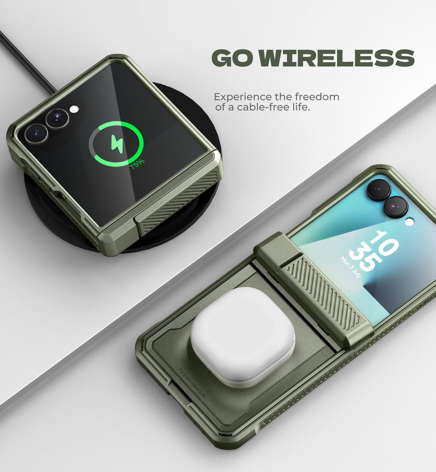GO WIRELESS  
Experience the freedom of a cable-free life.