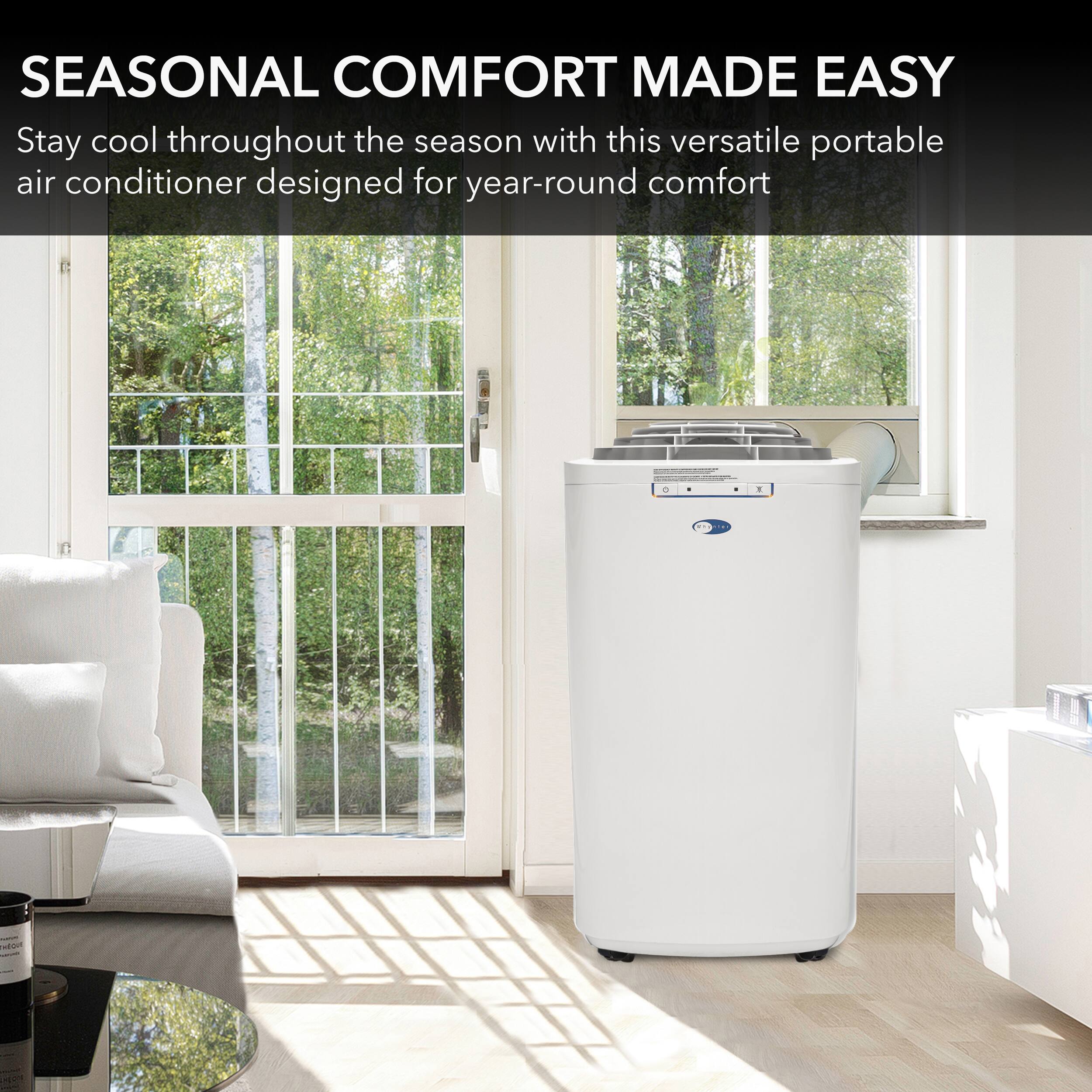 Alt View 13. Whynter - 350 Sq. Ft. Portable Air Conditioner - White.