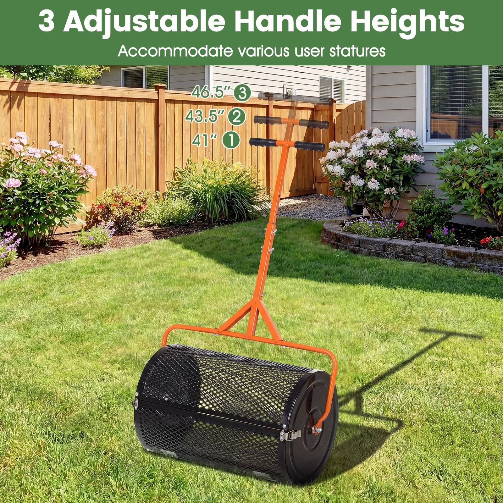 3 Adjustable Handle Heights  
Accommodate various user statures  

46.5" 3  
43.5" 2  
41" 1